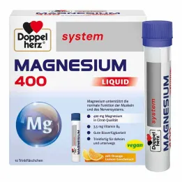 Doppelherz Magnesium 400 Fiala per bere sistema liquido, 10 pz