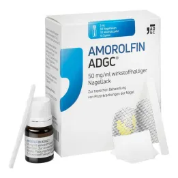 Amorolfina ADGC Contenuto di principio attivo 50 mg/ml.Smalto per unghie, 3 ml