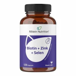 Biotina + Zinco + Selenio per Pelle Capelli & Unghie Capsule, 120 pz