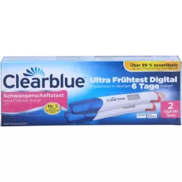 CLEARBLUE Gravidanza Test ultra precoce digitale, 2 pz