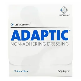 Medicazione umida Adaptic 7,6x7,6 cm 3M 2012, 50 pz