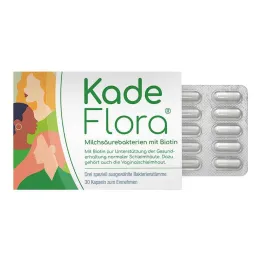 Batteri lattici Kadeflora con capsule di biotina, 30 pezzi