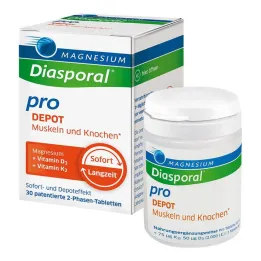 Magnesium Diasporal pro D3 + K2 Depot Muscolo + Osso compresse, 30 pz