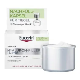 Eucerin Hyaluron-Filler crema giorno per pelle secca con LSF 15, 50 ml