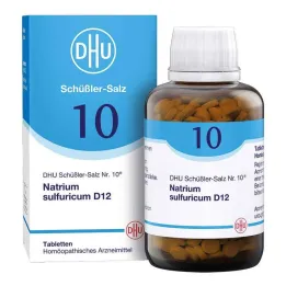 DHU Sale Schüßler n. 10 compresse di sodio solforico D12, 900 pz