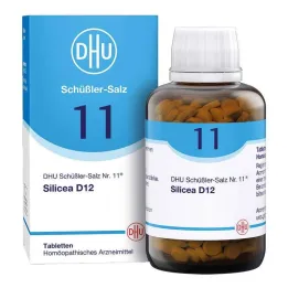 DHU Sale Schüßler n. 11 Silicea D12 compresse, 900 pz
