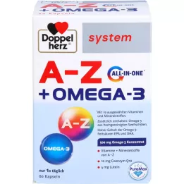 DOPPELHERZ A-Z+Omega-3 All-in-One System Capsules, 60 pz