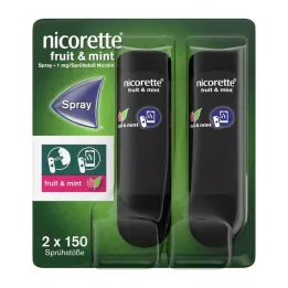 Nicorette Fruit & Menta Spray 1 mg / spray Nfc, 2 pz
