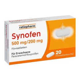 Synofen - con ibuprofene e paracetamolo, 20 pezzi