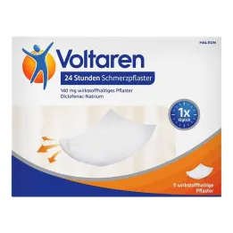 Voltaren cerotti antidolorifici 24 ore con diclofenac, 5 pz