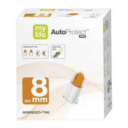 Mylife Autoprotect Pro Safety Pen Aghi 8 mm 29 G, 100 pz