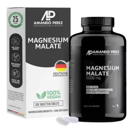 Magnesio Malato 3000 mg compresse vegane, 180 pz