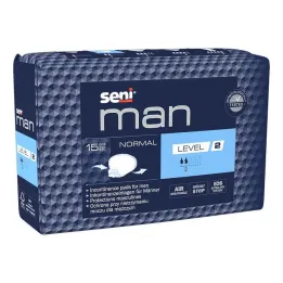 Assorbente per incontinenza Seni® Man livello normale 2, 15 pezzi