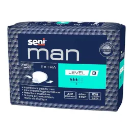 Assorbente per incontinenza Seni® Man livello extra 3, 15 pezzi
