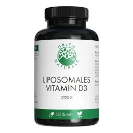 Green Naturals Capsule liposomiali ad alto dosaggio di vitamina D3, 120 pezzi