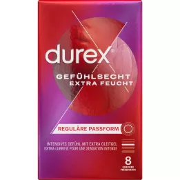 DUREX Preservativi extra umidi, 8 pezzi