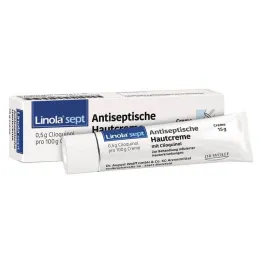 Linola sept crema antisettica per la pelle con cliochinolo, 15 g