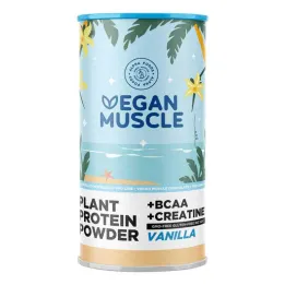 Proteine Muscolari Vegane Proteine Alla Vaniglia + Creatina In Polvere (600 g)