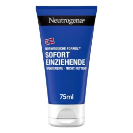 Neutrogena Crema per le mani ad assorbimento istantaneo con formula norvegese, 75 ml