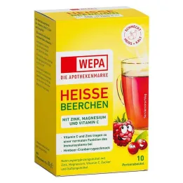 Bacche piccanti Wepa + vitamina C + zinco + magnesio in polvere, 10X10 g