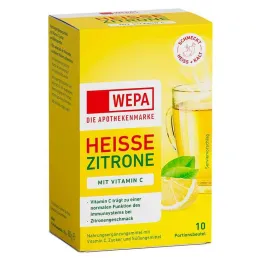 Wepa limone caldo + polvere di vitamina C, 10X10 g