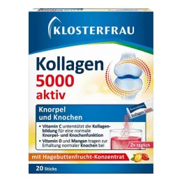 Klosterfrau Collagen 5000 stick di granulato attivo, 20 pezzi
