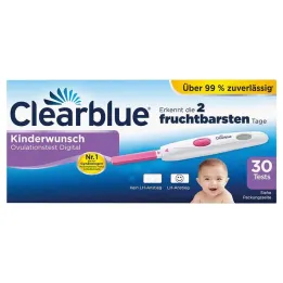 Test digitale di fertilità e ovulazione Clearblue, 30 pz