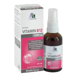 Vitamina B12 spray diretto da 1000 µg, 50 ml