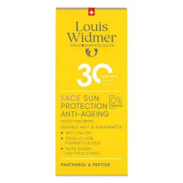 Widmer Sun Face Protezione Solare Anti-Age UV 30 senza P., 50 ml