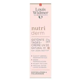 Widmer nutriderm crema giorno colorata UV 20 natu.01 senza P, 30 ml