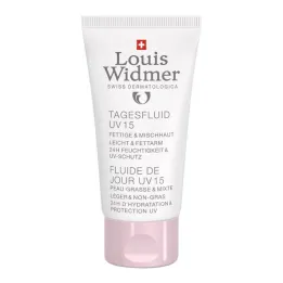 Fluido giorno Widmer UV 15 senza profumo, 50 ml