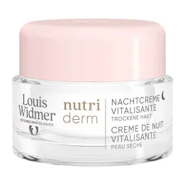 Widmer nutriderm Vitalisante crema notte senza profumo, 50 ml