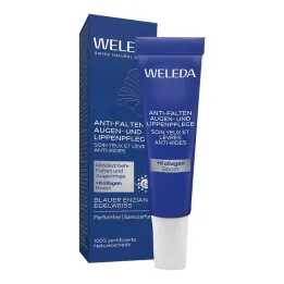 Weleda Antirughe Occhi & Cura Labbra Blue Gentian & Stella Alpina, 10 ml