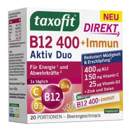 TAXOFIT B12 400 + Granuli Immune Direct 20 pezzi Granuli, 20 pezzi