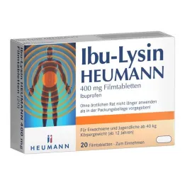 Ibu-Lisina Heumann 400 mg compresse rivestite con film, 20 compresse