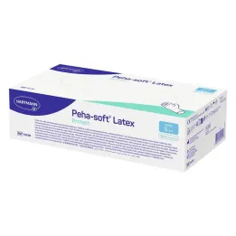 Guanti da esplorazione monouso Peha-Soft Latex Protect non sterili pf S, 100 pz