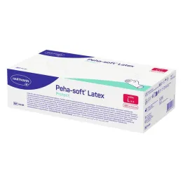 Guanti da esplorazione monouso Peha-Soft Latex Protect non sterili pf L, 100 pz