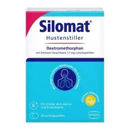 Silomat sedativo della tosse DMP pastiglie al limone, 20 pz