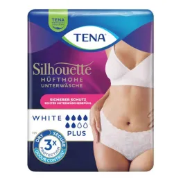 Mutande per incontinenza Tena Silhouette Plus L bianche, 10 pz