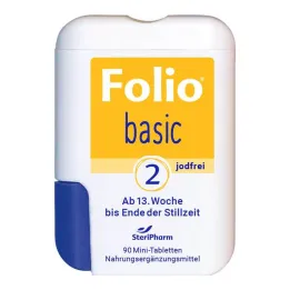 Folio 2 compresse rivestite con film basic senza iodio, 90 pz