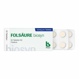 Compresse Biosyn di acido folico, 50 pz