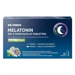 DR.THEISS Melatonina per &amp; compresse per dormire, 30 pz