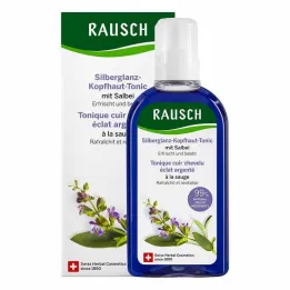 Tonico per cuoio capelluto Rausch Silver Shine con salvia, 200 ml