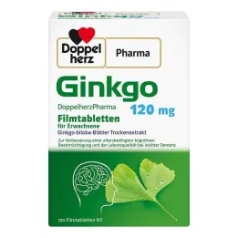 Ginkgo DoppelherzPharma 120 mg compresse rivestite con film, 120 pz