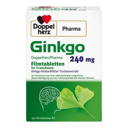 Ginkgo DoppelherzPharma 240 mg compresse rivestite con film, 120 pz