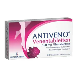 ANTIVENO Compresse venose Compresse rivestite con film da 360 mg, 30 pz