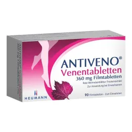 ANTIVENO Compresse venose Compresse rivestite con film da 360 mg, 90 pz