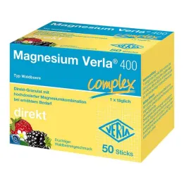 Magnesio Verla 400 Granuli Diretti Ai Frutti Di Bosco, 50 pz