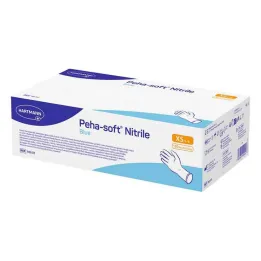 Guanti da esplorazione blu in nitrile Peha-Soft non sterili pf XS, 150 pezzi
