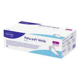 Guanti da esplorazione blu in nitrile Peha-Soft non sterili pf L, 150 pezzi